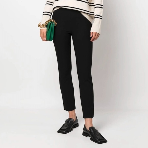 EUC Vince Ponte Pull On Slim Pant Black S-M fit - Picture 1 of 5